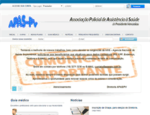 Tablet Screenshot of apaspv.com.br